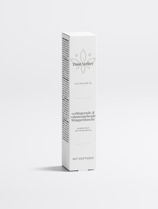HautAtelier - Naturkosmetik I Verlängernde und volumengebende Mascara - Tiefschwarz
