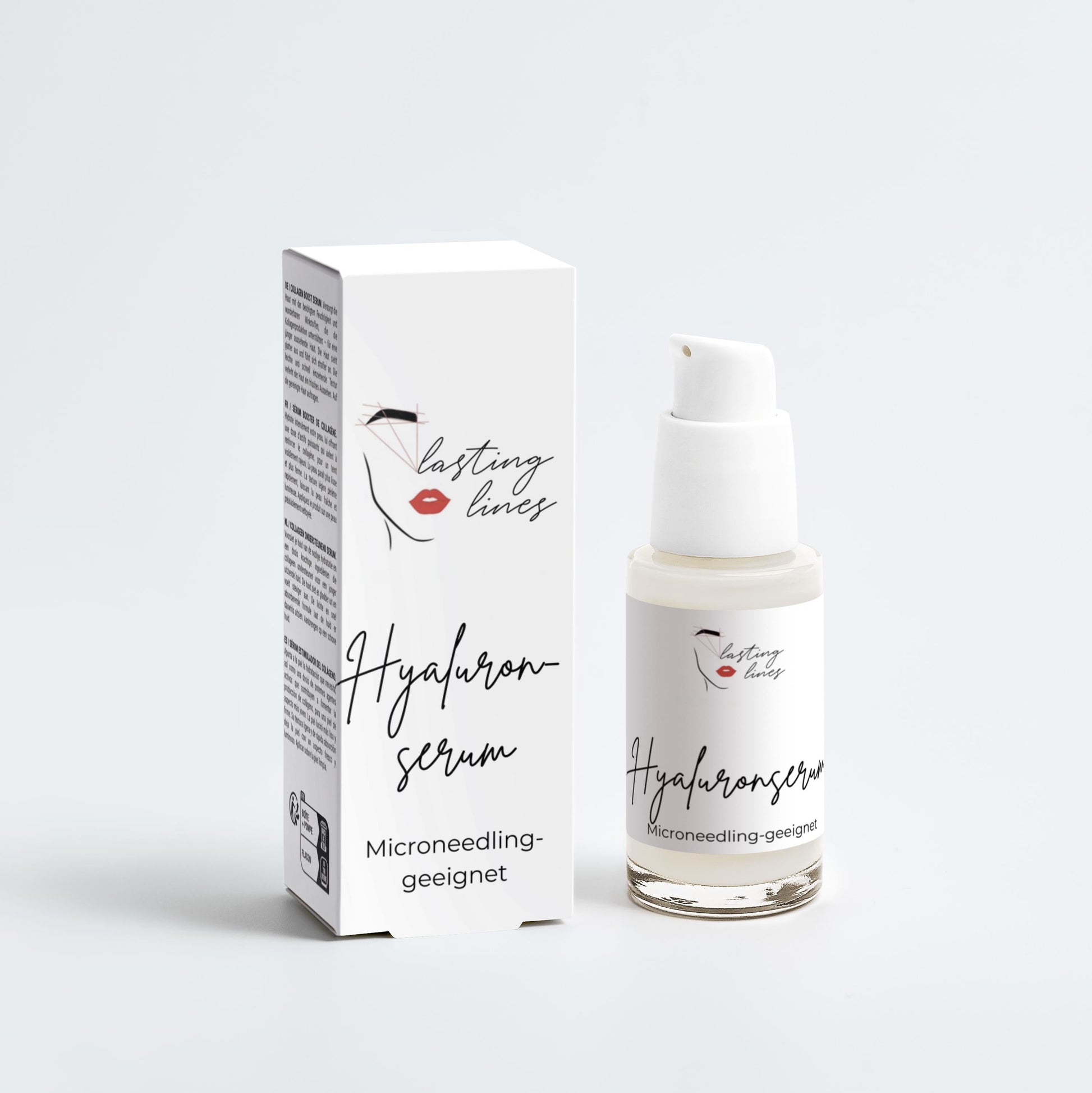 Hyaluronserum - Microneedling geeignet - lasting lines Naturkosmetik & Kosmetikstudio Versmold - Kosmetik