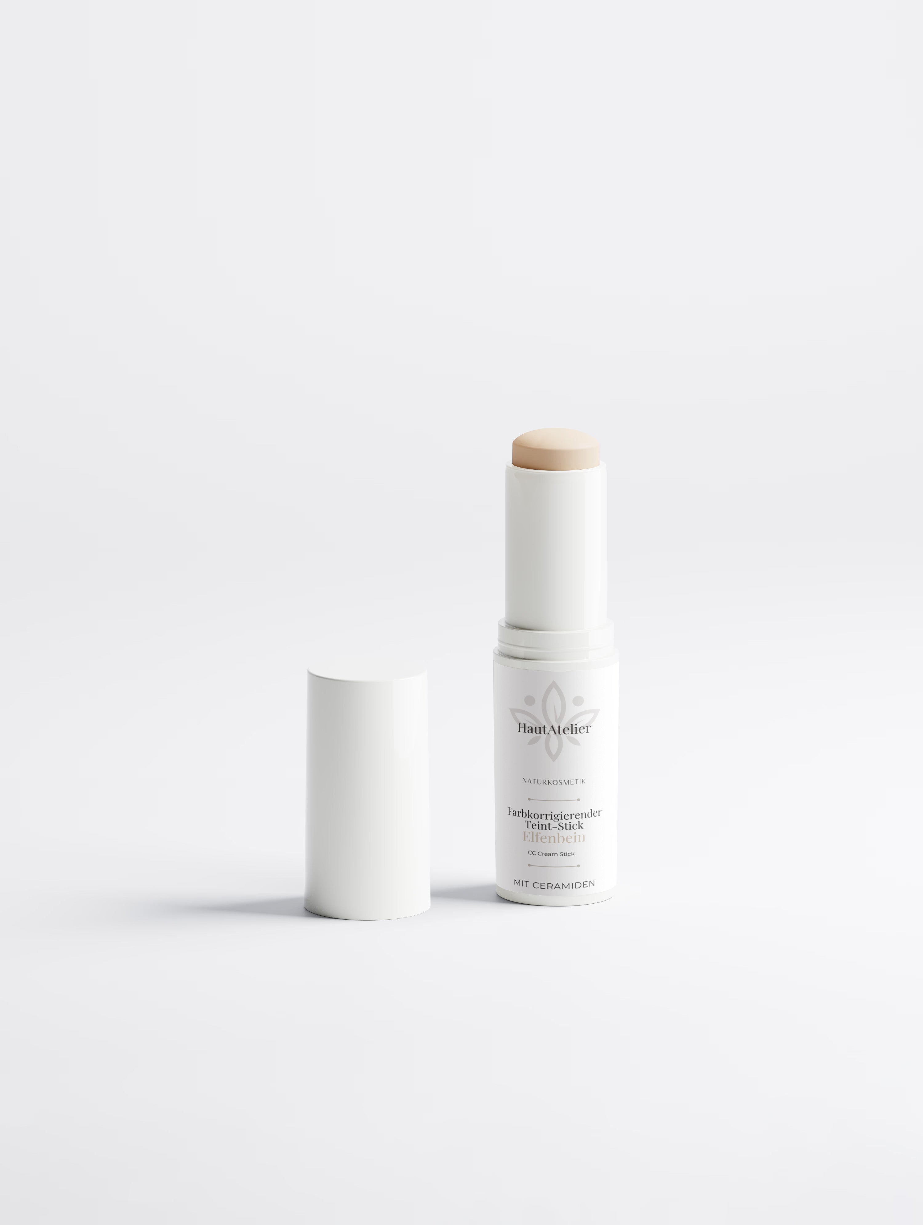 HautAtelier - Naturkosmetik I Farbkorrigierender Teint-Stick - Elfenbein (20 Light) mit LSF30