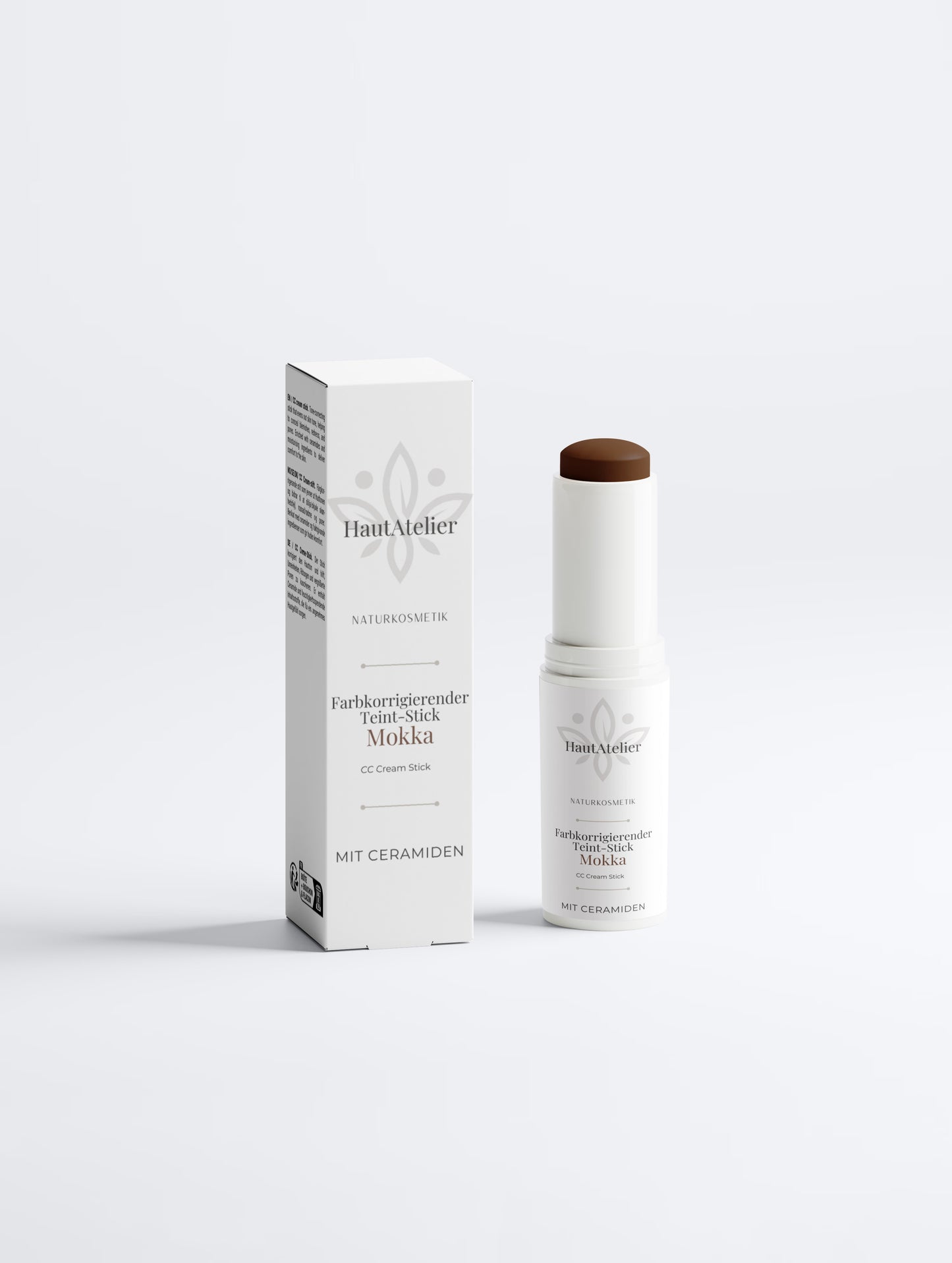 HautAtelier - Naturkosmetik I Farbkorrigierender Teint-Stick - Mokka (35 Deep) mit LSF30