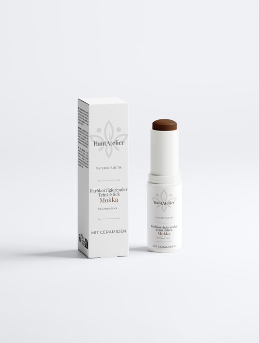 HautAtelier - Naturkosmetik I Farbkorrigierender Teint-Stick - Mokka (35 Deep) mit LSF30