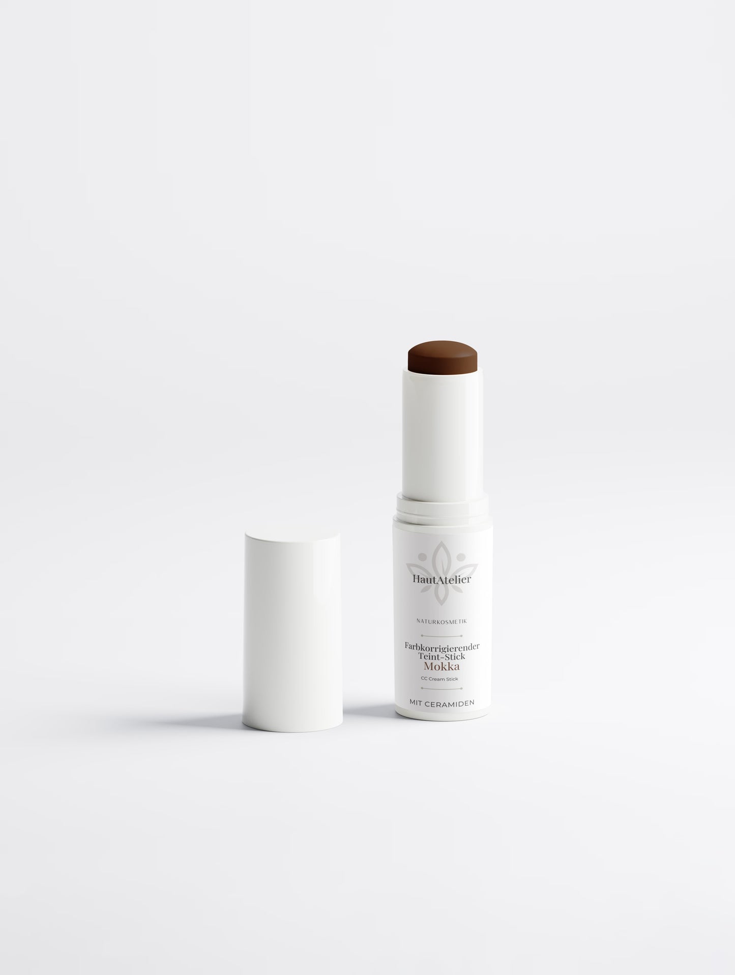 HautAtelier - Naturkosmetik I Farbkorrigierender Teint-Stick - Mokka (35 Deep) mit LSF30