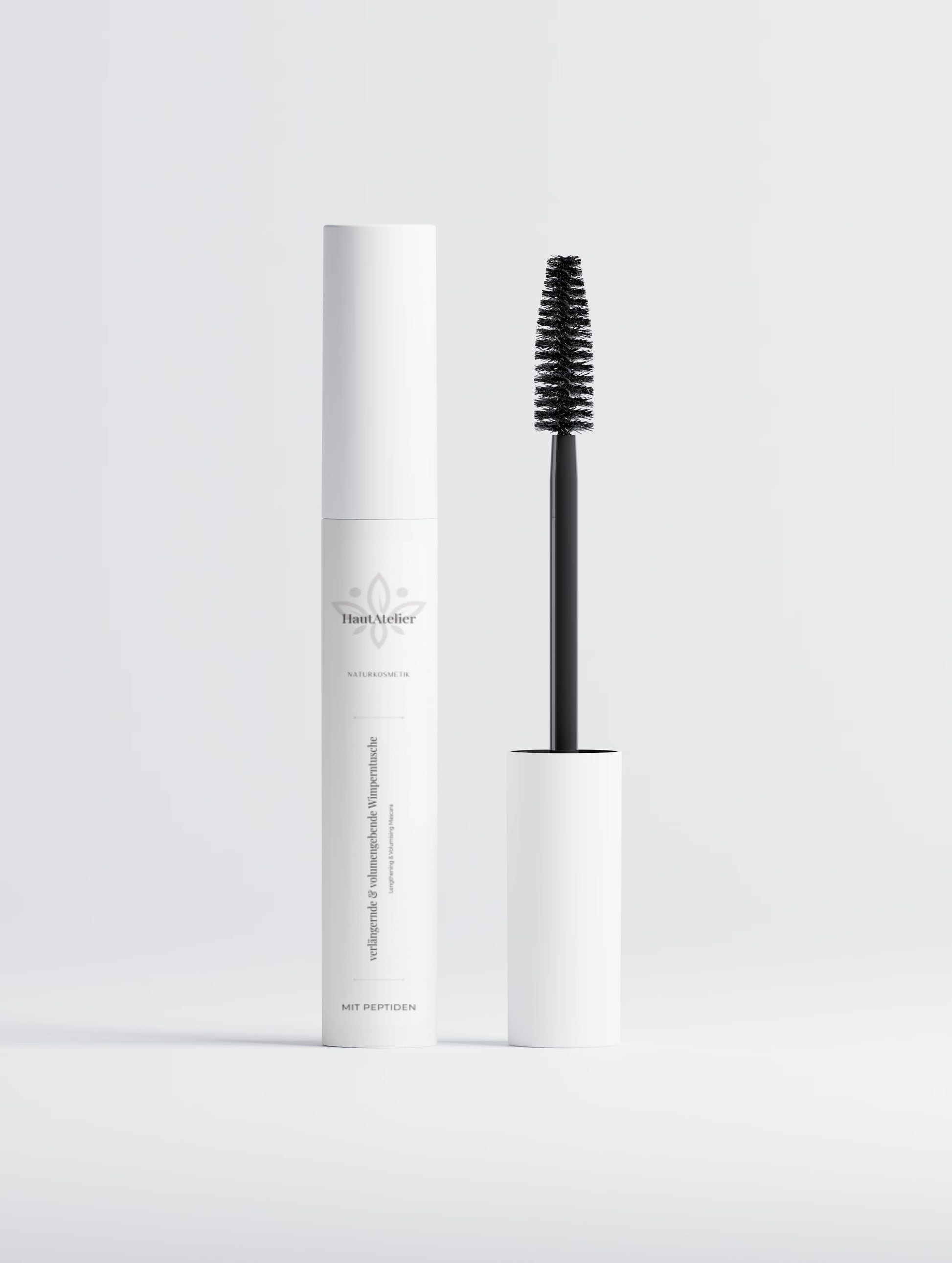 HautAtelier - Naturkosmetik I Verlängernde und volumengebende Mascara - Tiefschwarz