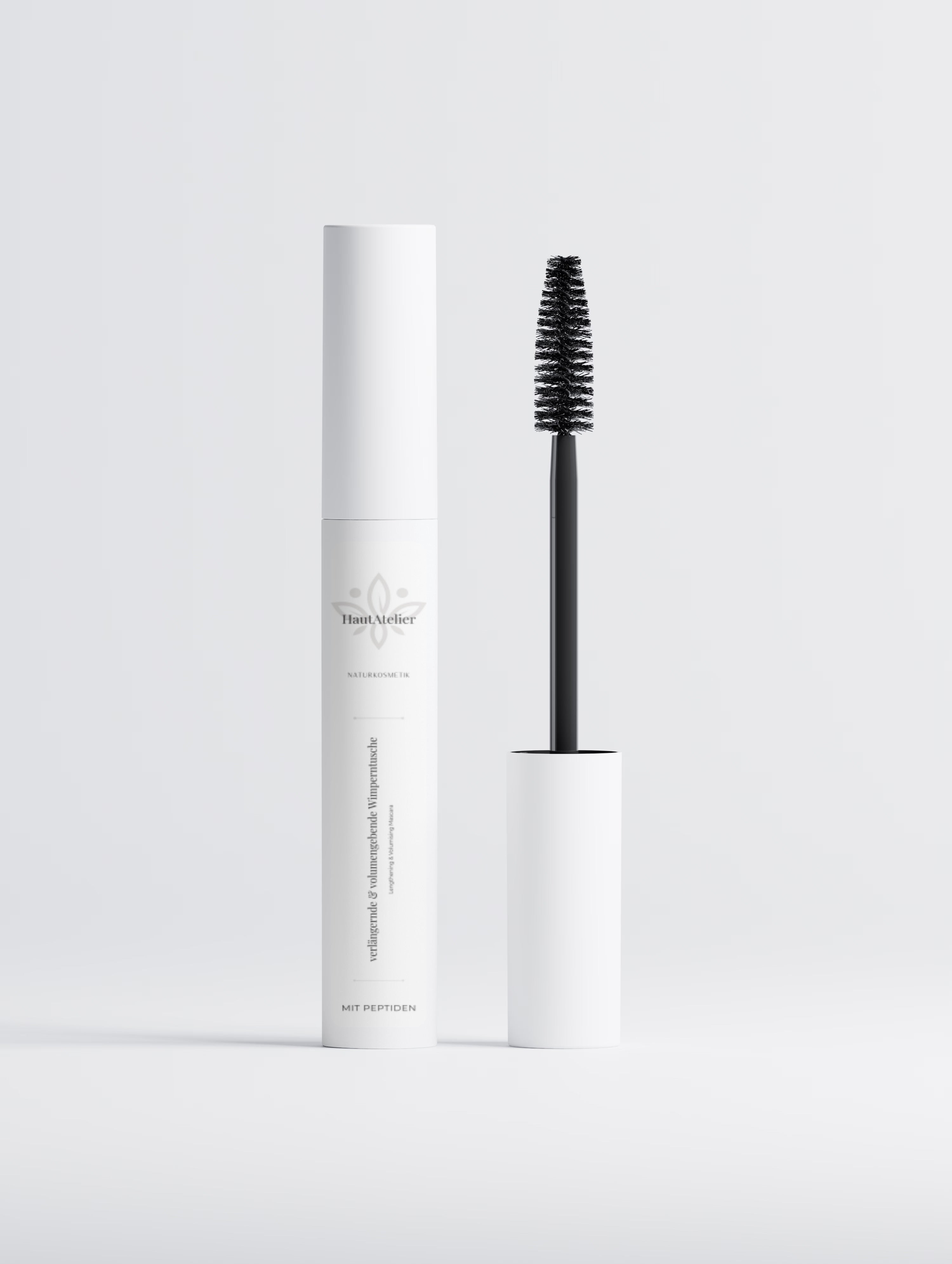 HautAtelier - Naturkosmetik I Verlängernde und volumengebende Mascara - Tiefschwarz
