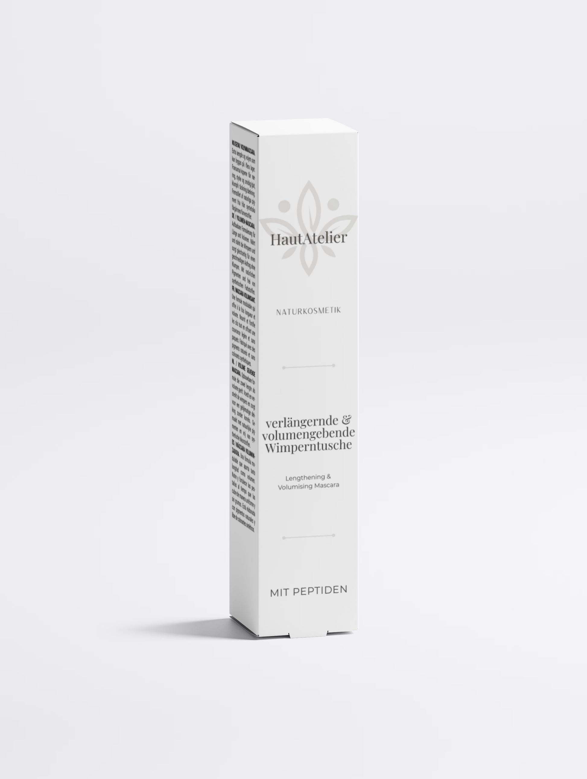 HautAtelier - Naturkosmetik I Verlängernde und volumengebende Mascara - Tiefschwarz