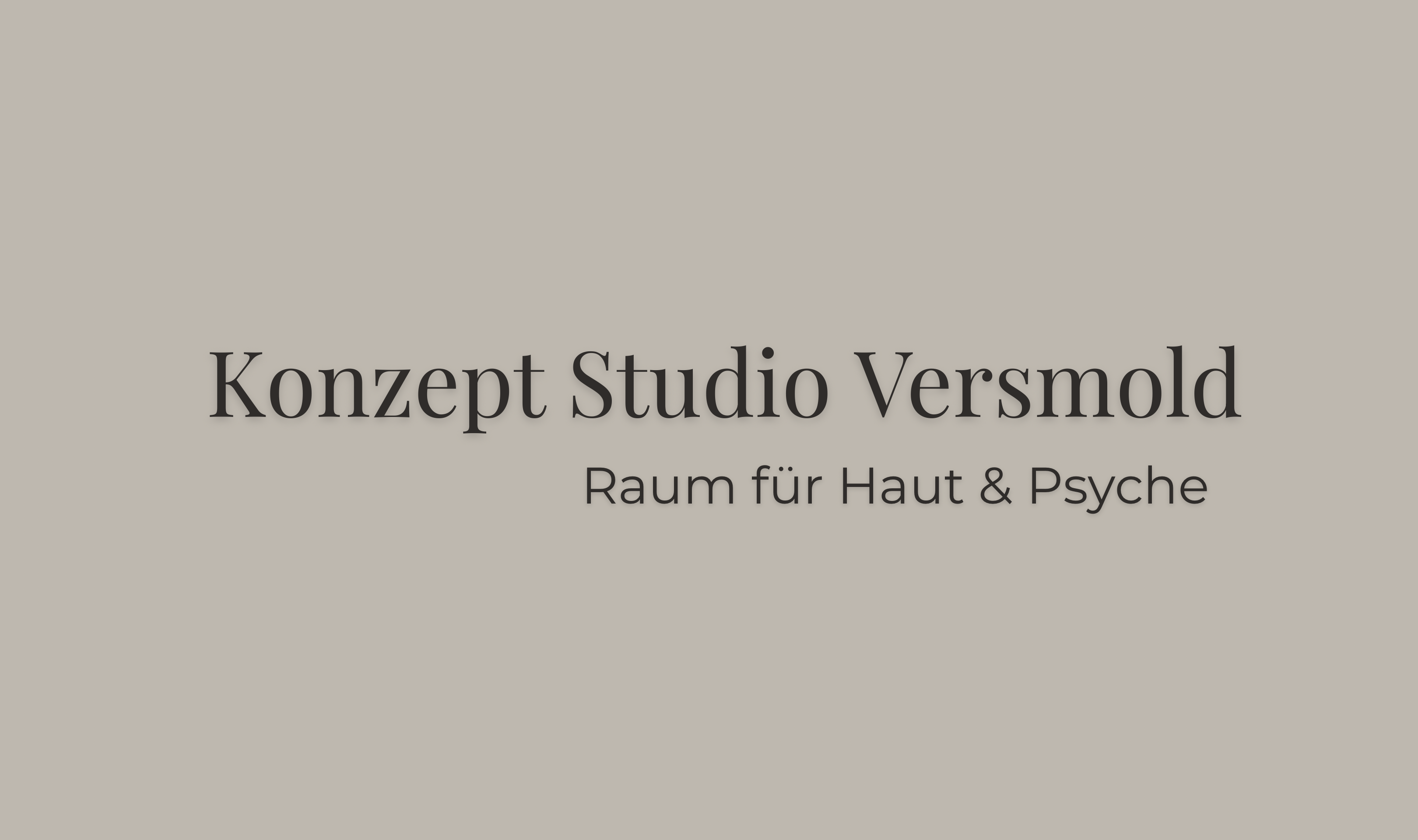 Konzept Studio Versmold - HautAtelier & BewusstSein