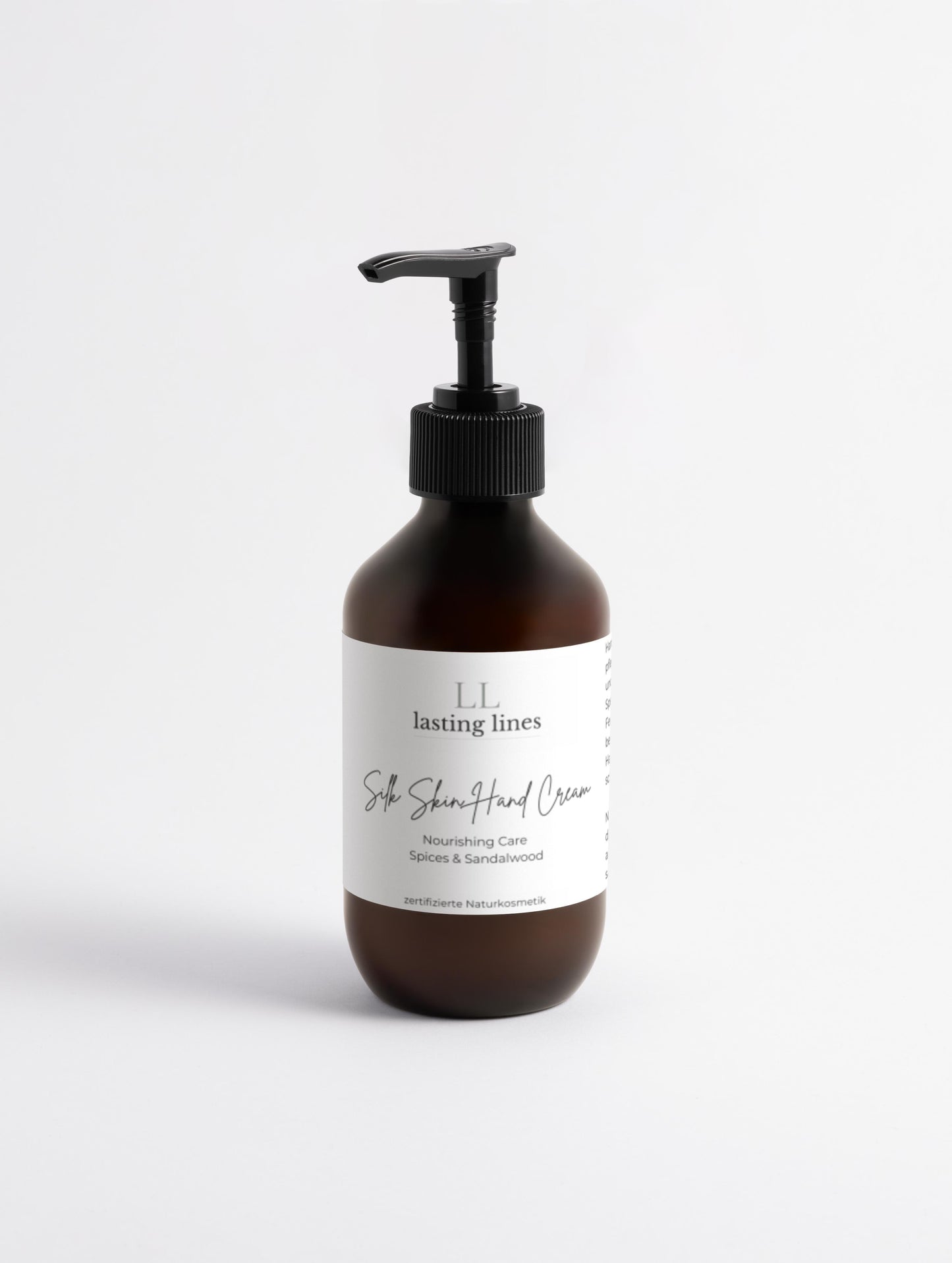 lasting lines- Zertifizierte Naturkosmetik - Silk Skin Hand Cream - Nourishing Care - Spices & Sandalwood