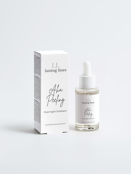 lasting lines - Zertifizierte Naturkosmetik - AHA Peeling - Overnight Exfoliant
