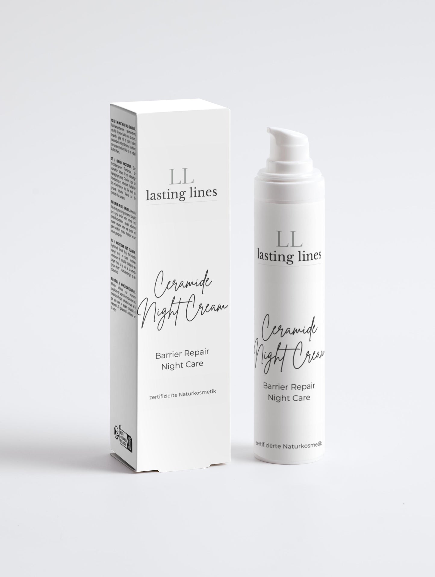lasting lines - Zertifizierte Naturkosmetik - Ceramide Night Cream - Barrier Repair