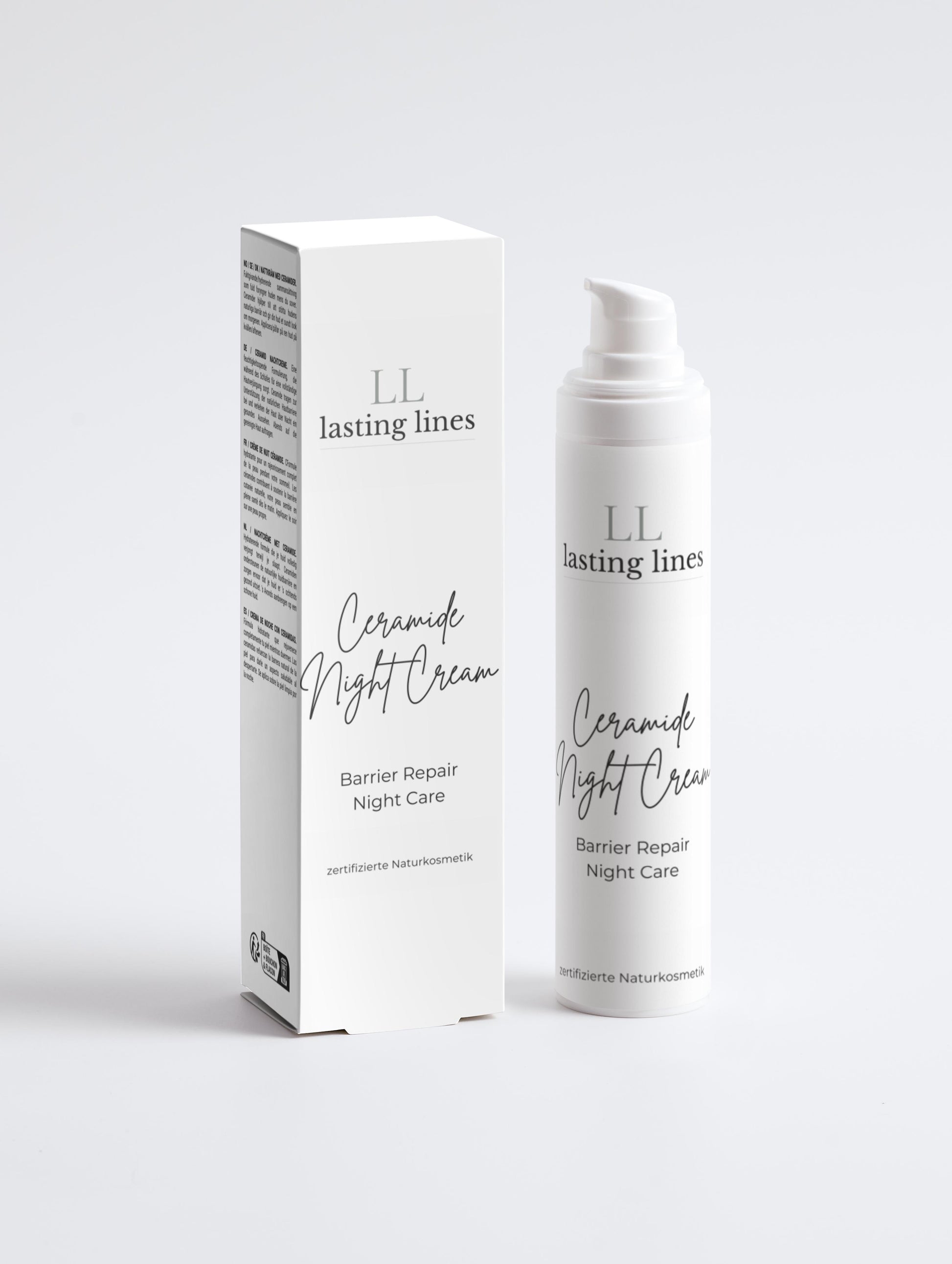 lasting lines - Zertifizierte Naturkosmetik - Ceramide Night Cream - Barrier Repair