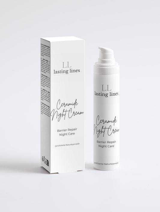 lasting lines - Zertifizierte Naturkosmetik - Ceramide Night Cream - Barrier Repair
