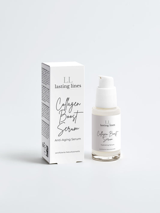 lasting lines - Zertifizierte Naturkosmetik - Collagen Boost Serum - Anti-Aging Serum