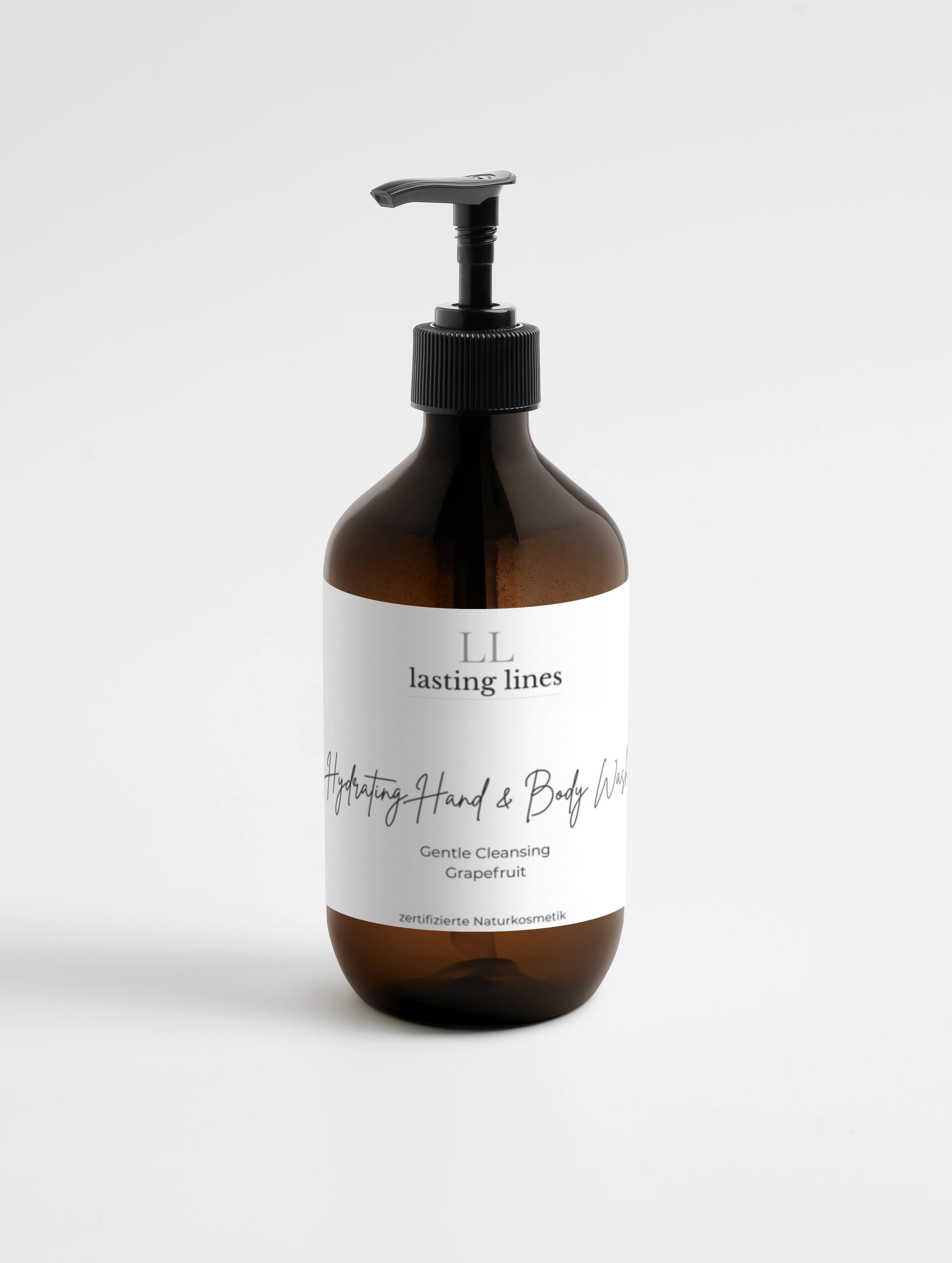 lasting lines - Zertifizierte Naturkosmetik - Hydrating Hand & Body Wash - Gentle Cleansing - Grapefruit