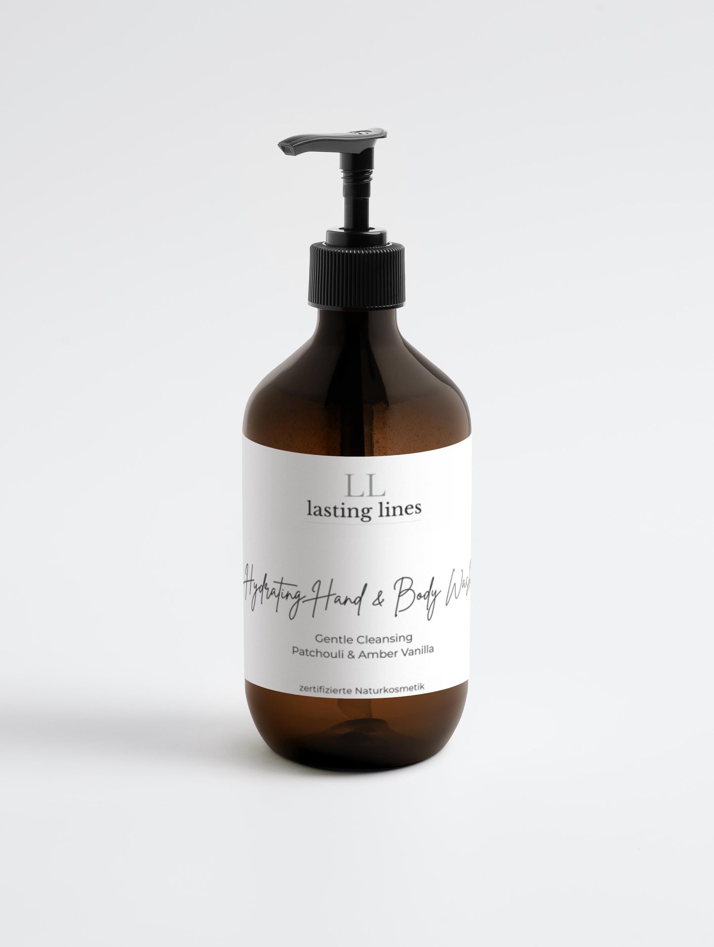 lasting lines - Zertifizierte Naturkosmetik - Hydrating Hand & Body Wash - Gentle Cleansing - Patchouli & Amber Vanilla