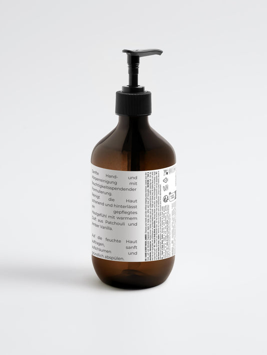 lasting lines - Zertifizierte Naturkosmetik - Hydrating Hand & Body Wash - Gentle Cleansing - Patchouli & Amber Vanilla