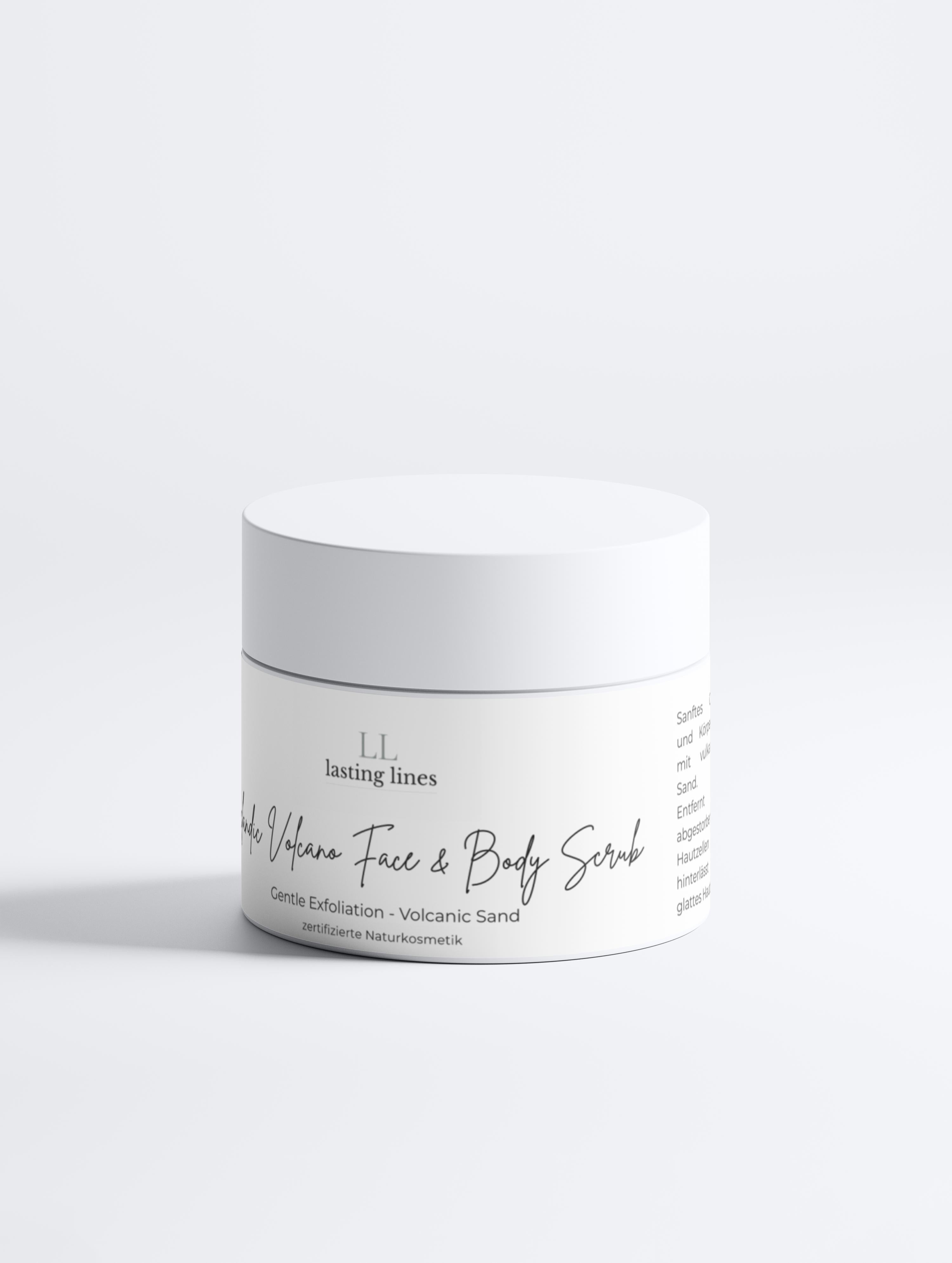 lasting lines - Zertifizierte Naturkosmetik - Icelandic Volcano Fce & Body Scrub - Gentle Exfoliation