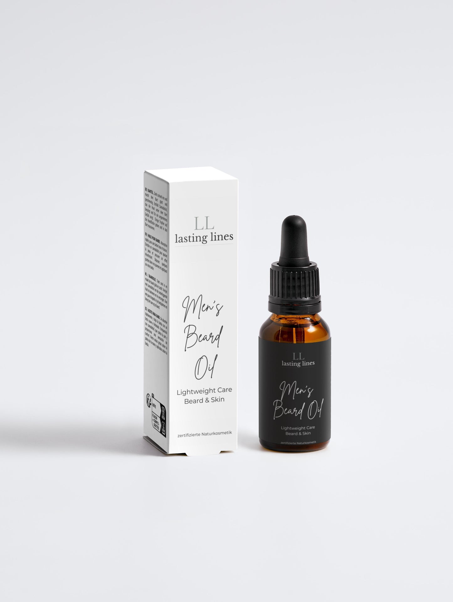 lasting lines - Zertifizierte Naturkosmetik - Men's Beard Oil - Lightweight Care