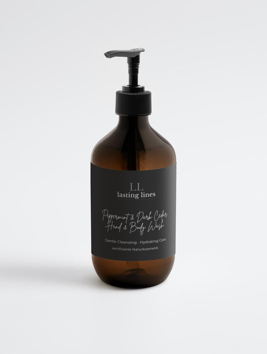 lasting lines - Zertifizierte Naturkosmetik - Peppermint & Dark Cedar Hand & Body Wash - Gentle Cleansing