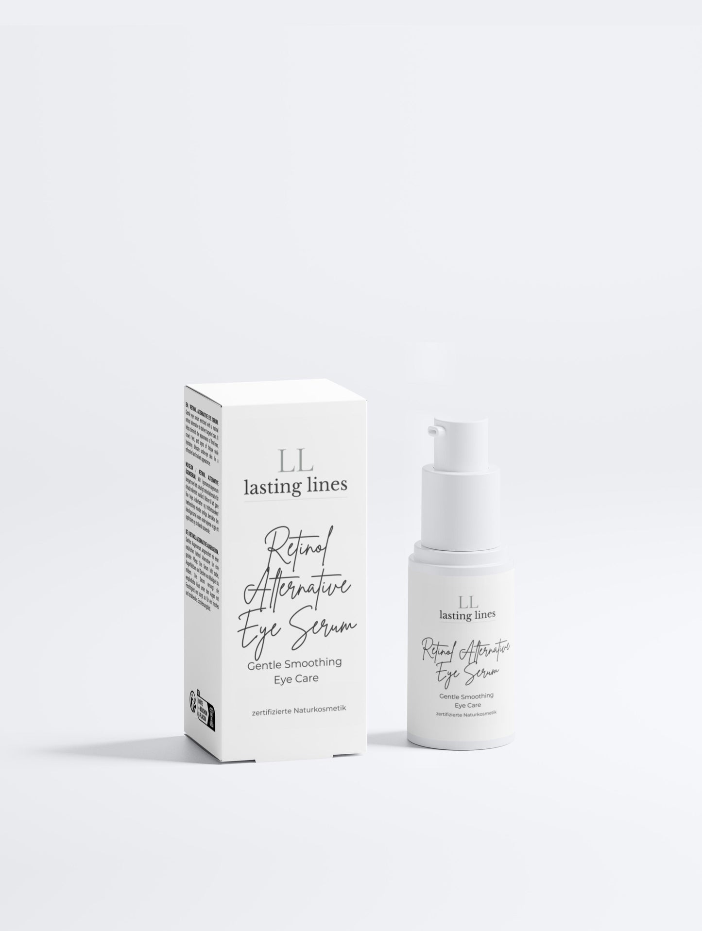 lasting lines - Zertifizierte Naturkosmetik - Retinol Alternative Eye Serum - Gentle Smoothing Eye Care