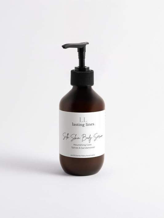lasting lines - Zertifizierte Naturkosmetik - Silk Skin Body Serum - Nourishing Care - Spices & Sandalwood