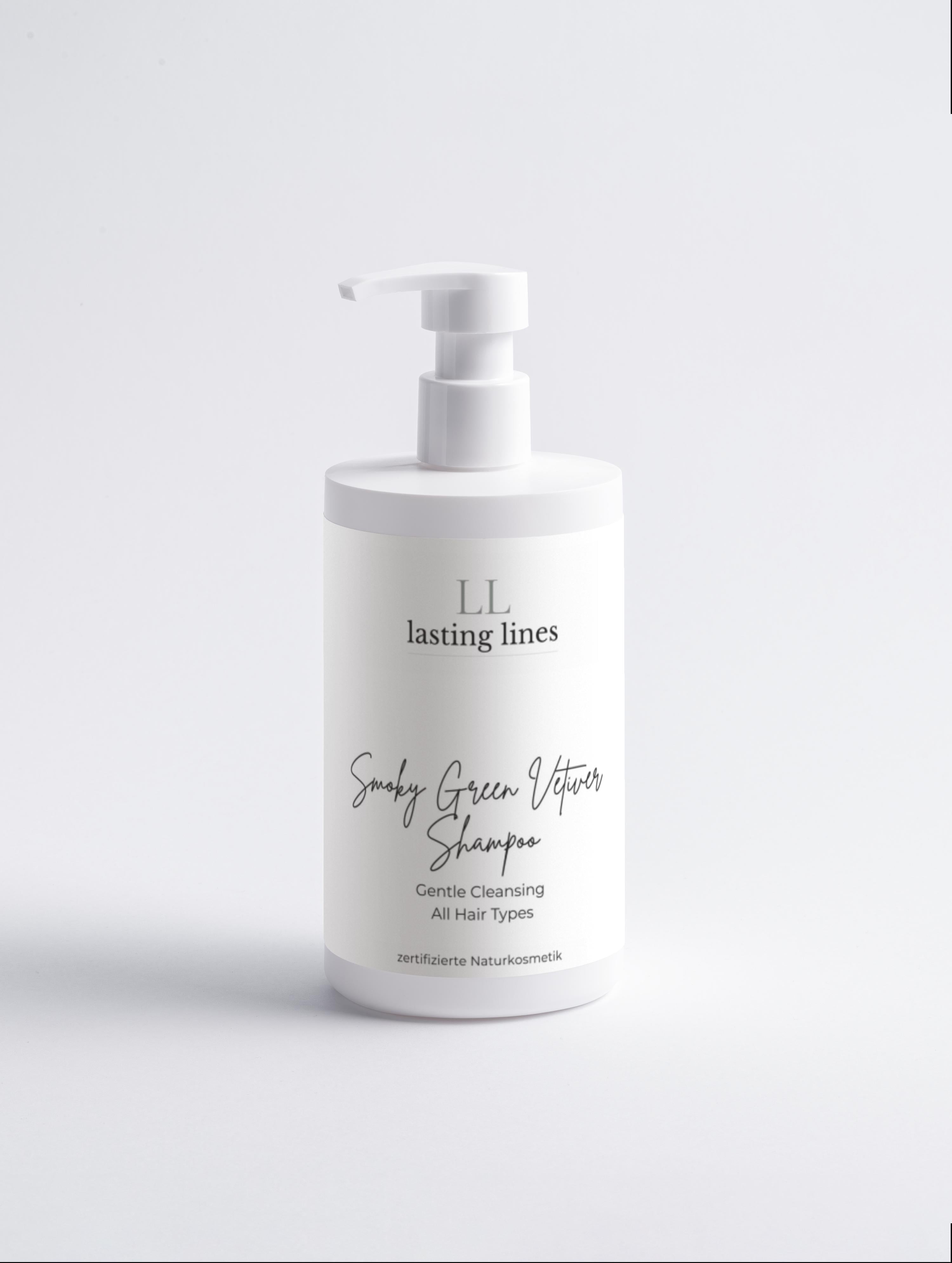 lasting lines - Zertifizierte Naturkosmetik - Smoky Green Vetiver Shampoo