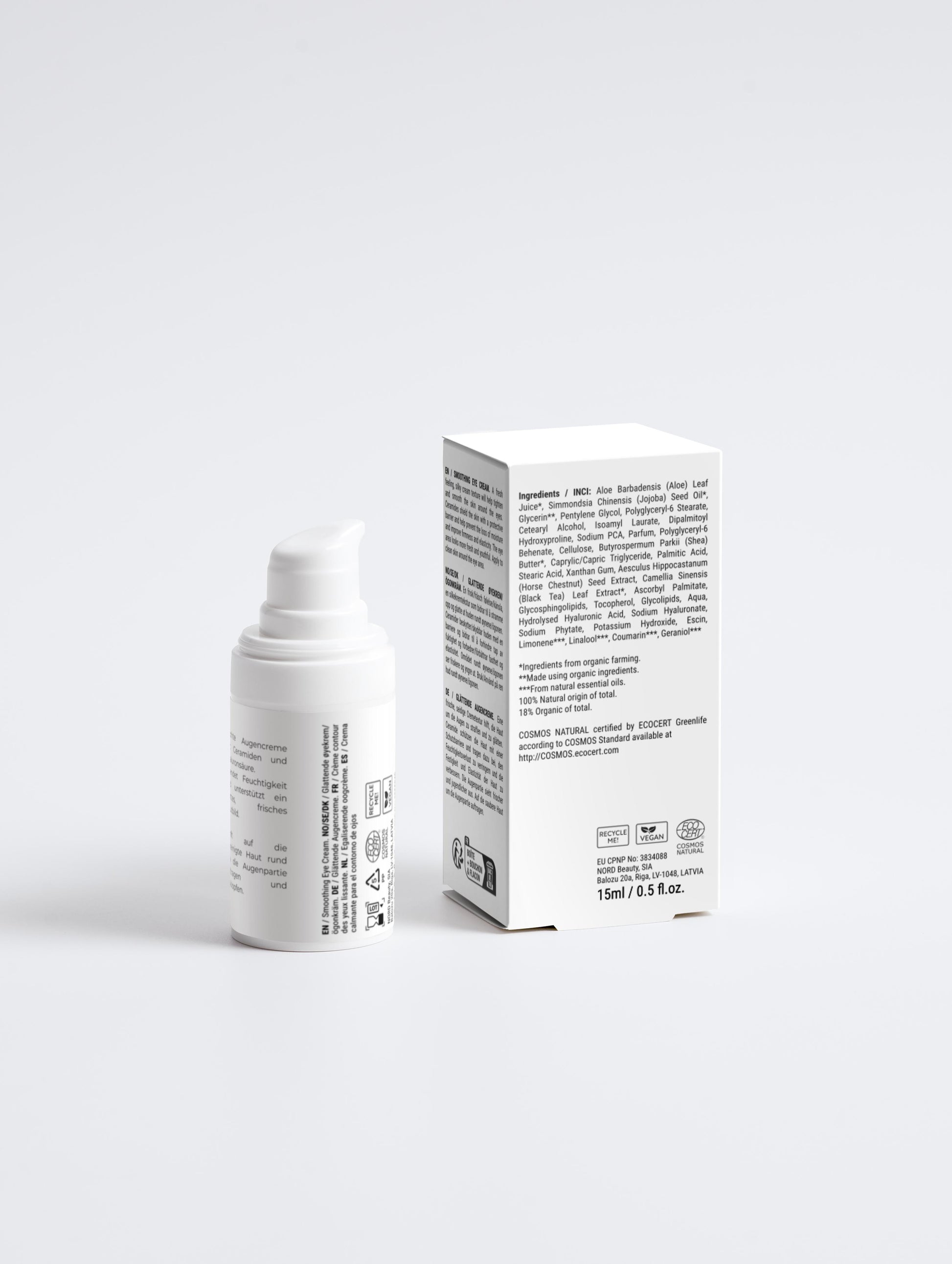 lasting lines - Zertifizierte Naturkosmetik - Smoothing Eye Cream - Lightweight Hydrating Eye Care